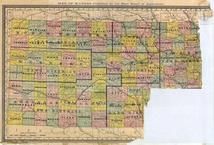 Kansas State Map, Johnson County 1874